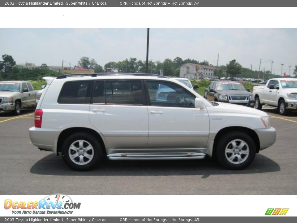 2003 Toyota Highlander Limited Super White / Charcoal Photo #6