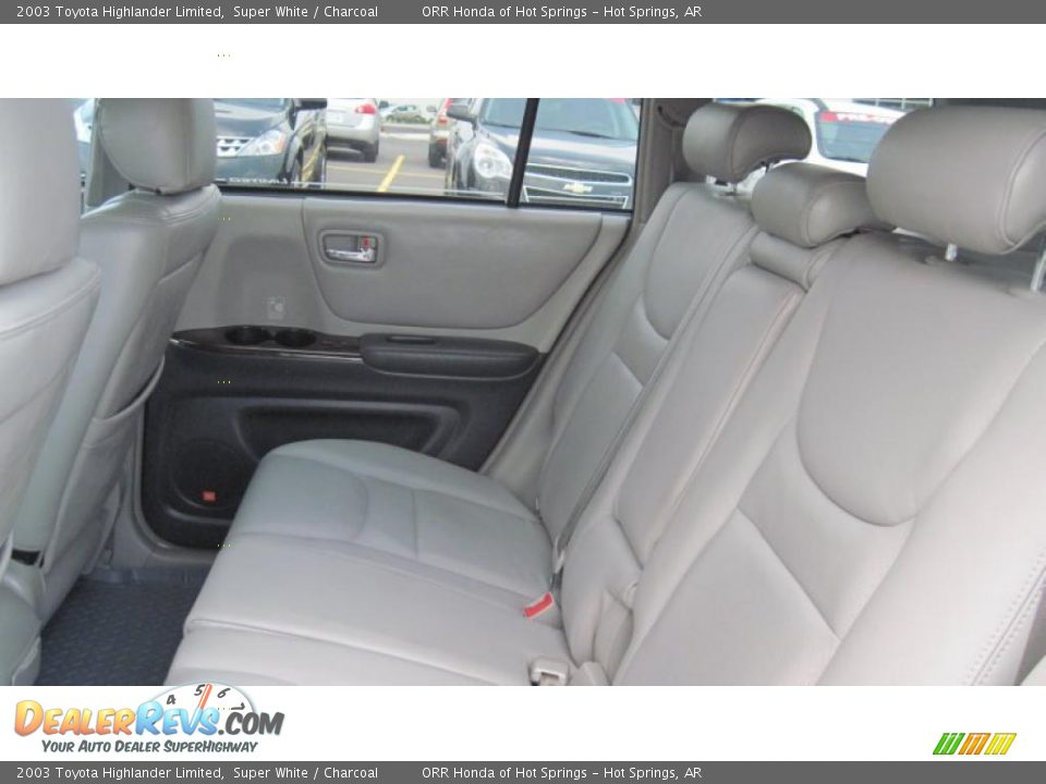 Charcoal Interior - 2003 Toyota Highlander Limited Photo #13