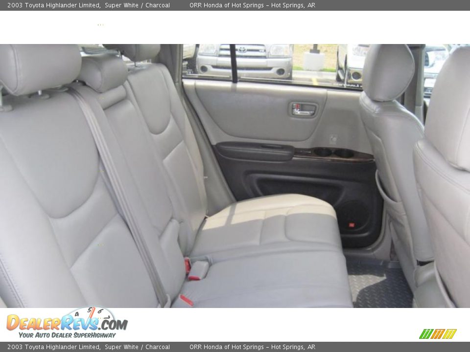 Charcoal Interior - 2003 Toyota Highlander Limited Photo #16