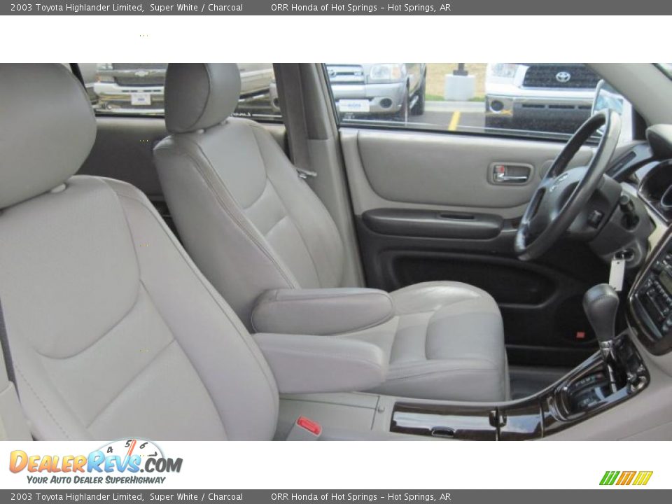 2003 Toyota Highlander Limited Super White / Charcoal Photo #17
