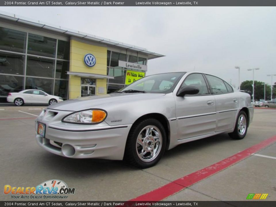 2004 Pontiac Grand Am GT Sedan Galaxy Silver Metallic / Dark Pewter Photo #1