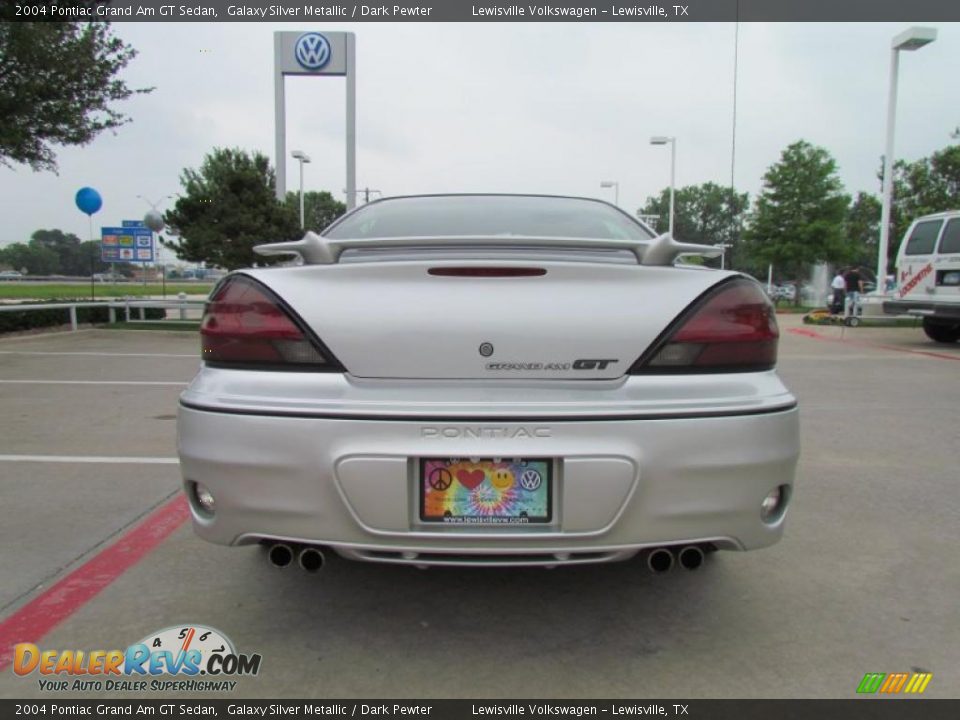 2004 Pontiac Grand Am GT Sedan Galaxy Silver Metallic / Dark Pewter Photo #4