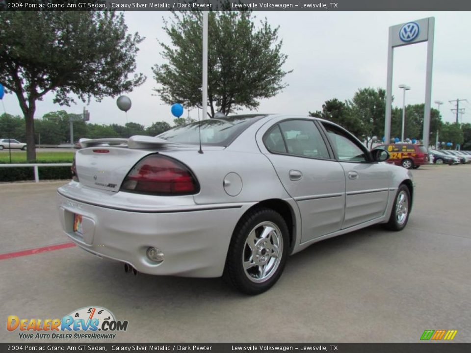 2004 Pontiac Grand Am GT Sedan Galaxy Silver Metallic / Dark Pewter Photo #6