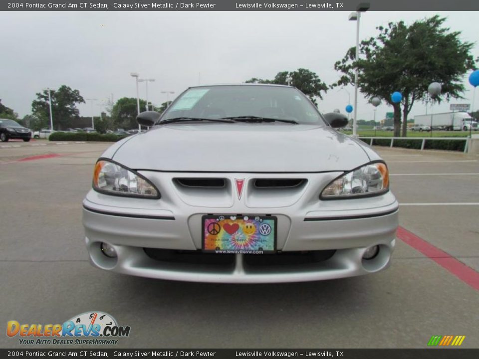 2004 Pontiac Grand Am GT Sedan Galaxy Silver Metallic / Dark Pewter Photo #9