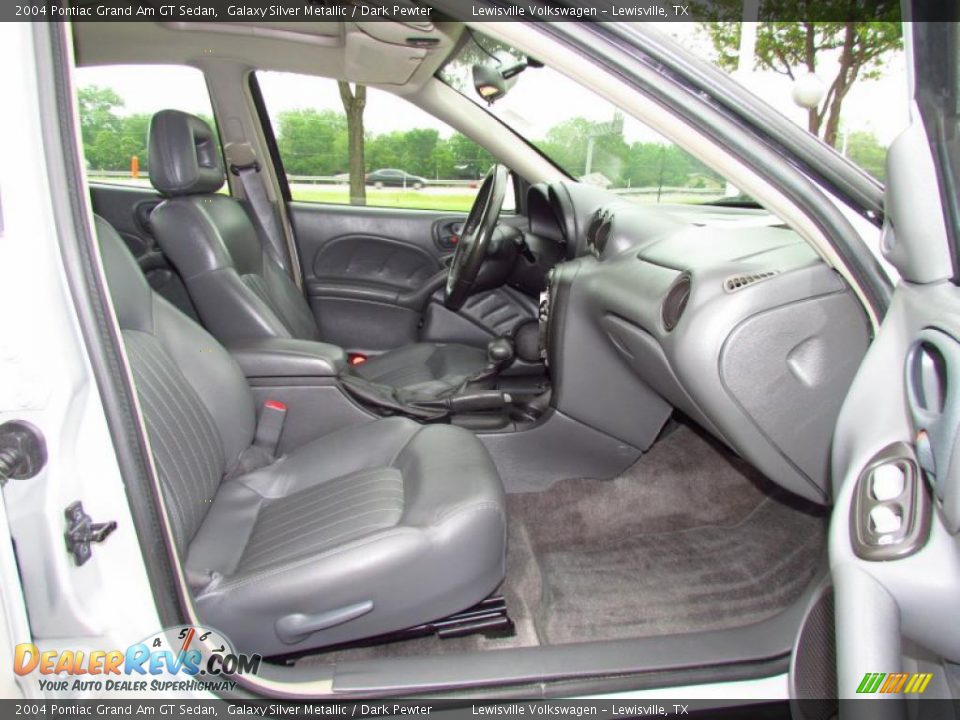 Dark Pewter Interior - 2004 Pontiac Grand Am GT Sedan Photo #11