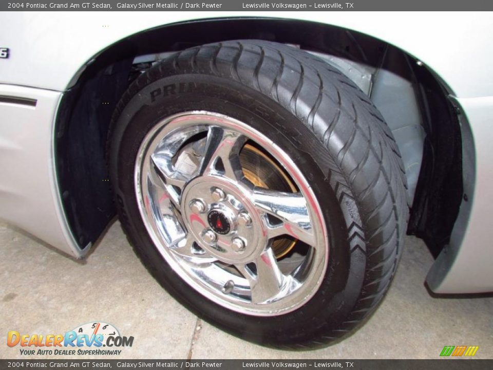 2004 Pontiac Grand Am GT Sedan Galaxy Silver Metallic / Dark Pewter Photo #22