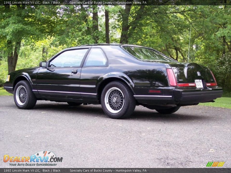 Black 1992 Lincoln Mark VII LSC Photo #12