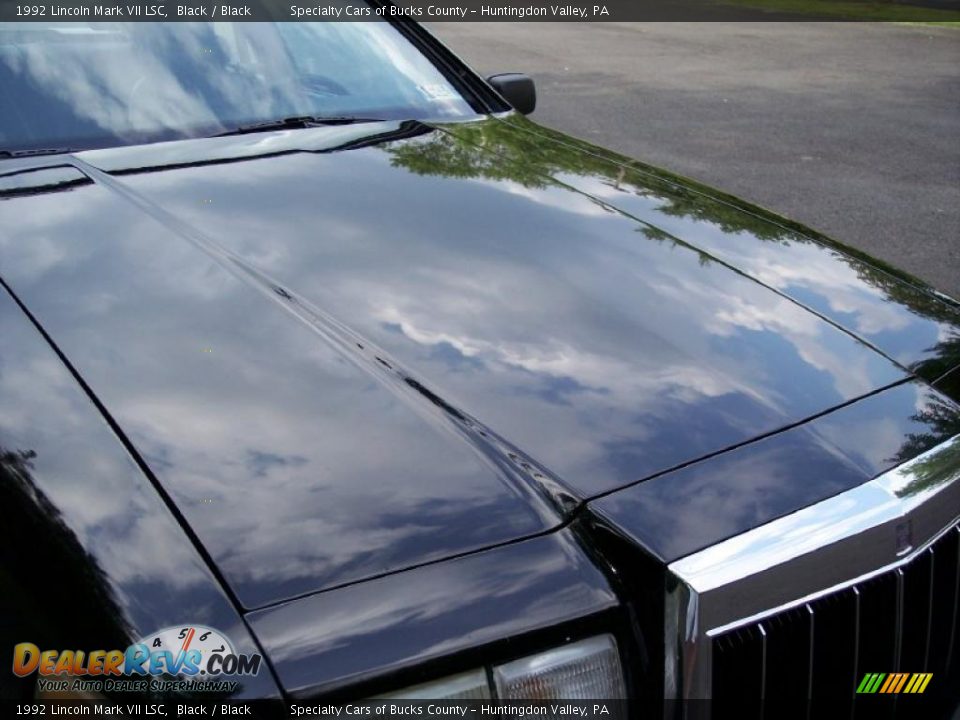 1992 Lincoln Mark VII LSC Black / Black Photo #19