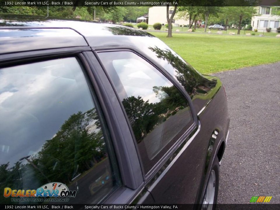 1992 Lincoln Mark VII LSC Black / Black Photo #29