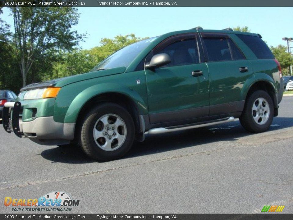 2003 Saturn VUE Medium Green / Light Tan Photo #2