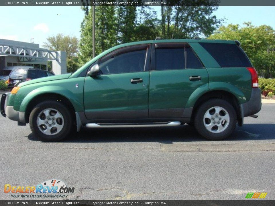 2003 Saturn VUE Medium Green / Light Tan Photo #3