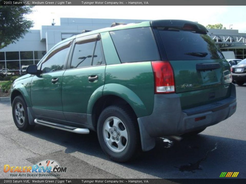 2003 Saturn VUE Medium Green / Light Tan Photo #4