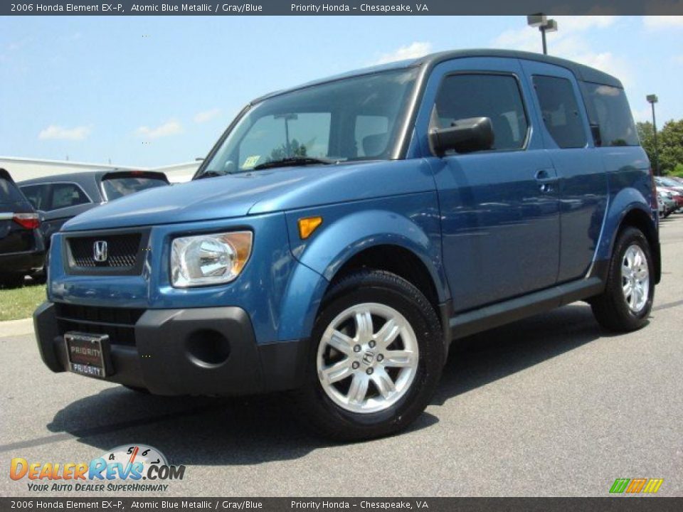 2006 Honda Element EX-P Atomic Blue Metallic / Gray/Blue Photo #2