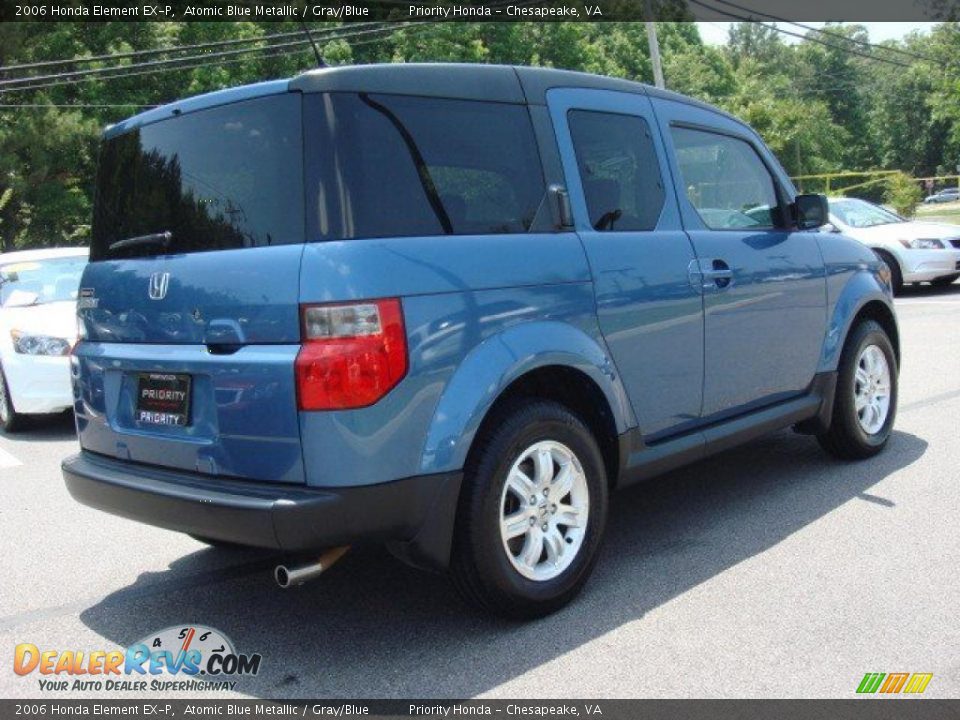 2006 Honda Element EX-P Atomic Blue Metallic / Gray/Blue Photo #5