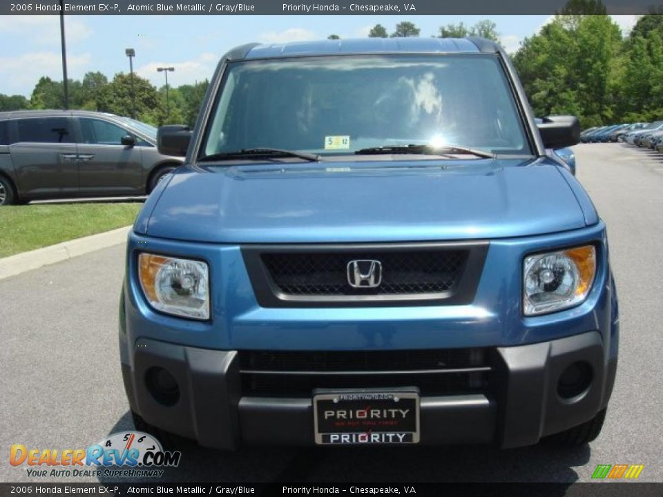2006 Honda Element EX-P Atomic Blue Metallic / Gray/Blue Photo #8