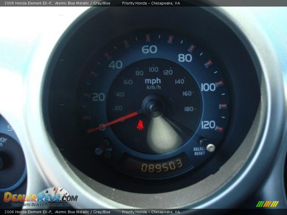 2006 Honda Element EX-P Atomic Blue Metallic / Gray/Blue Photo #14