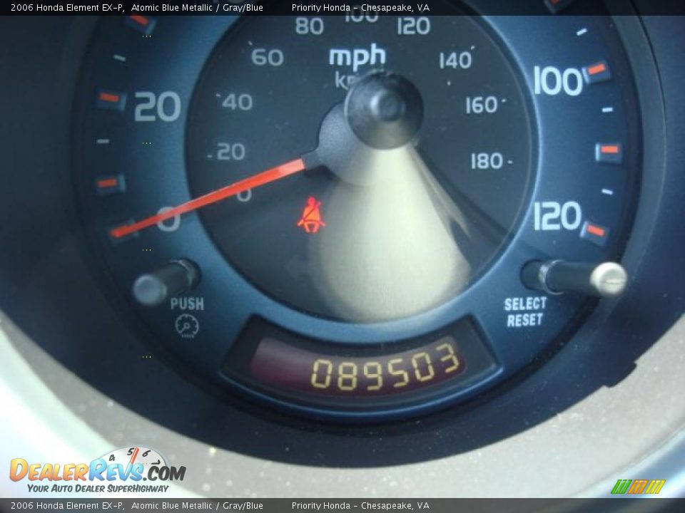 2006 Honda Element EX-P Atomic Blue Metallic / Gray/Blue Photo #15
