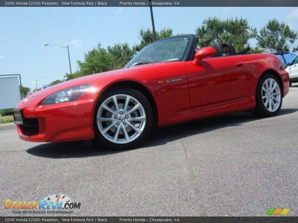2006 Honda S2000 Roadster New Formula Red / Black Photo #2
