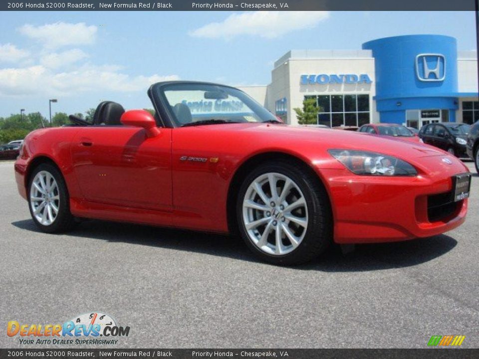 2006 Honda S2000 Roadster New Formula Red / Black Photo #7
