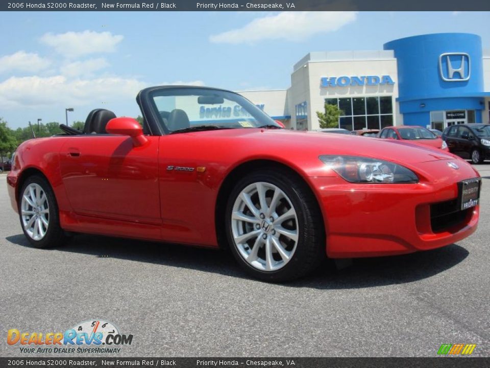 2006 Honda S2000 Roadster New Formula Red / Black Photo #8