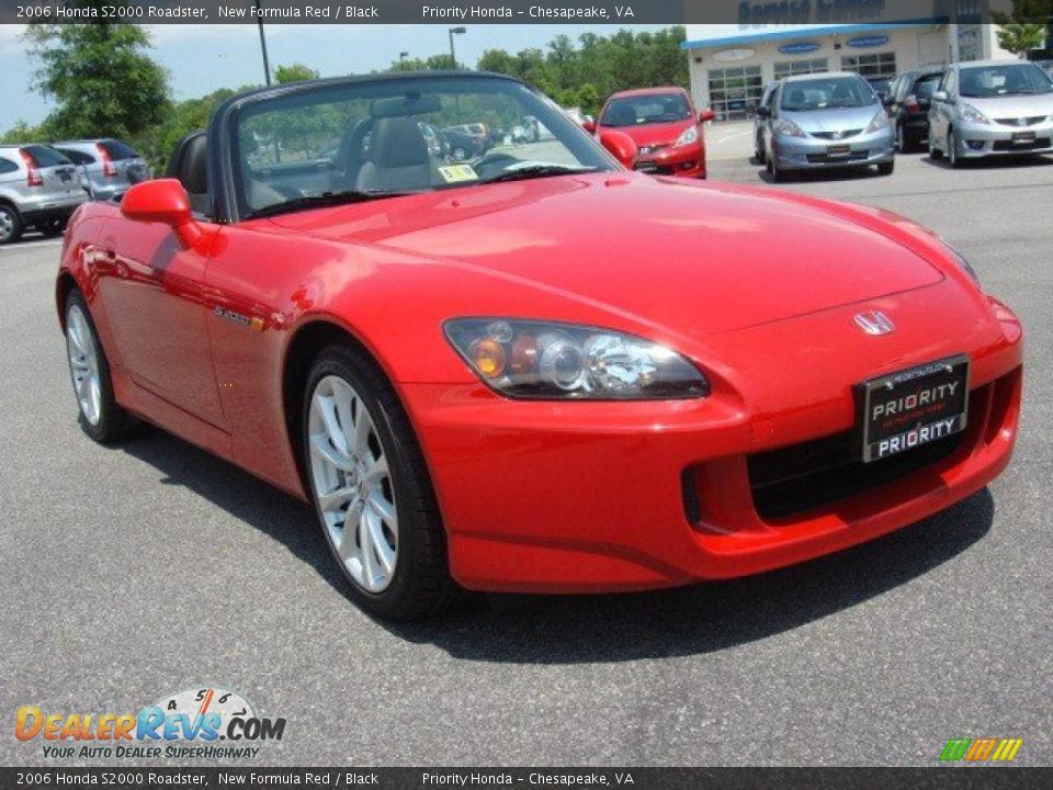 2006 Honda S2000 Roadster New Formula Red / Black Photo #9