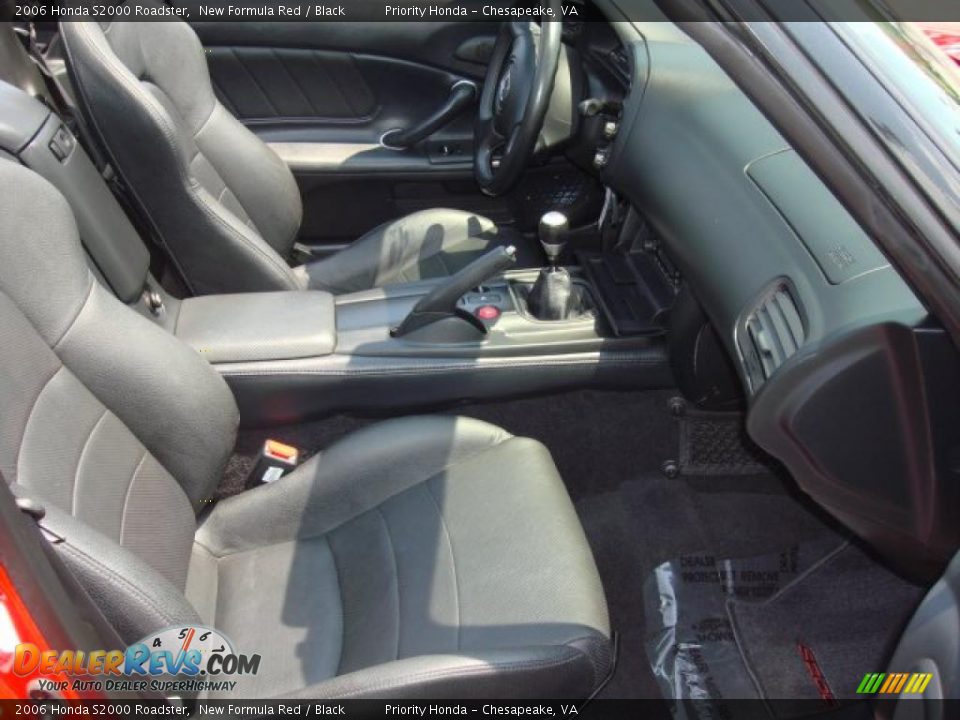 Black Interior - 2006 Honda S2000 Roadster Photo #12