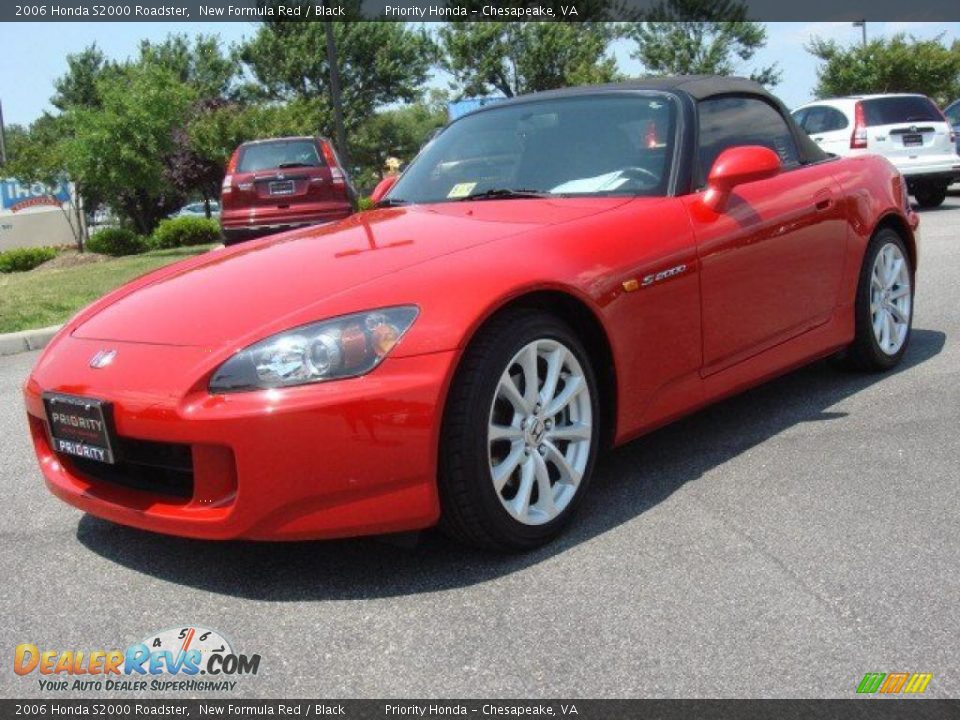 2006 Honda S2000 Roadster New Formula Red / Black Photo #28