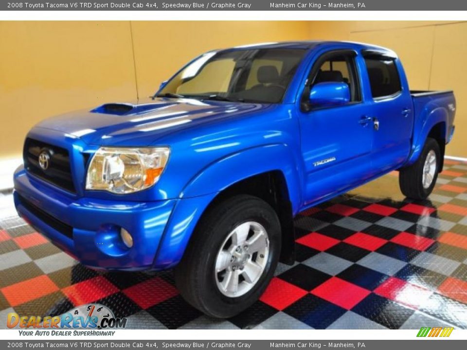 Front 3/4 View of 2008 Toyota Tacoma V6 TRD Sport Double Cab 4x4 Photo #2