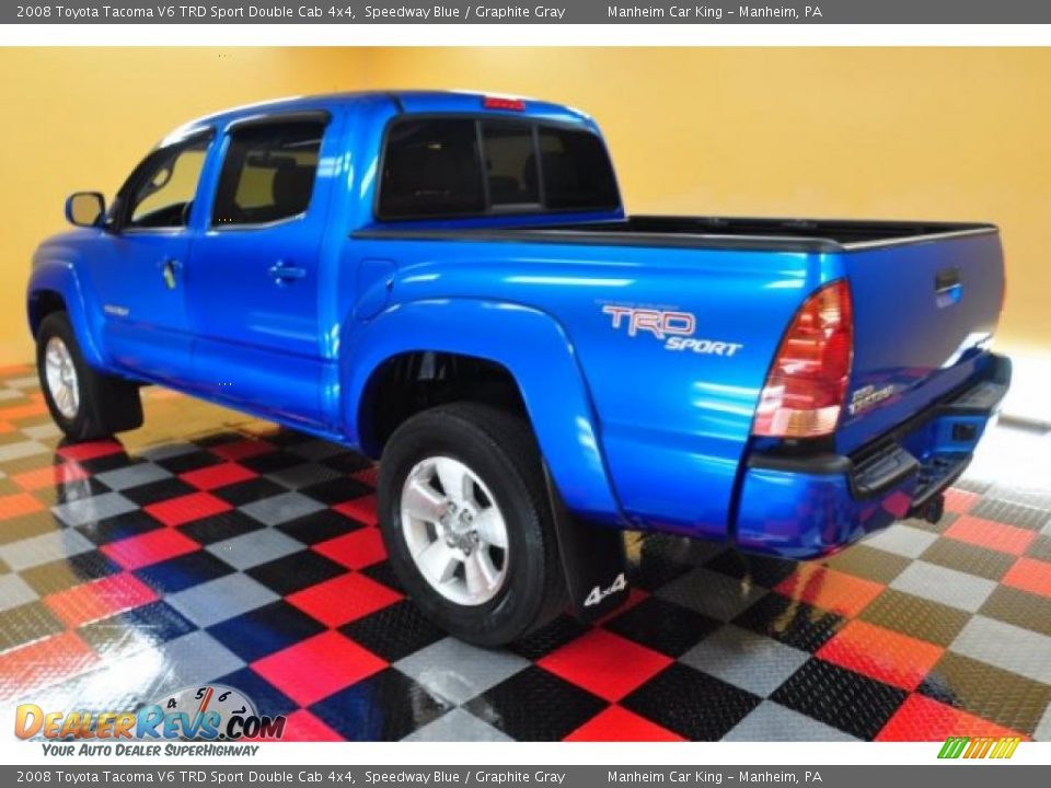 Speedway Blue 2008 Toyota Tacoma V6 TRD Sport Double Cab 4x4 Photo #3