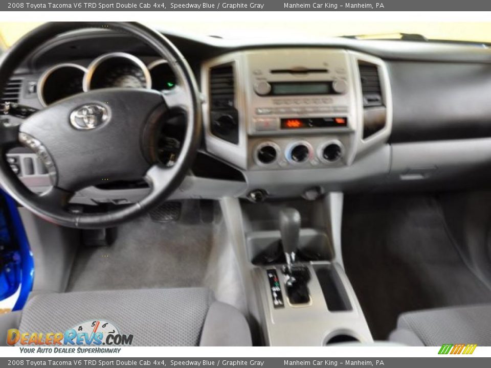 Dashboard of 2008 Toyota Tacoma V6 TRD Sport Double Cab 4x4 Photo #5