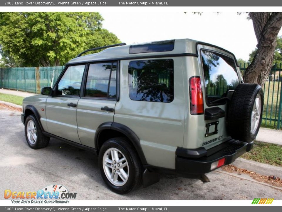 2003 Land Rover Discovery S Vienna Green / Alpaca Beige Photo #4