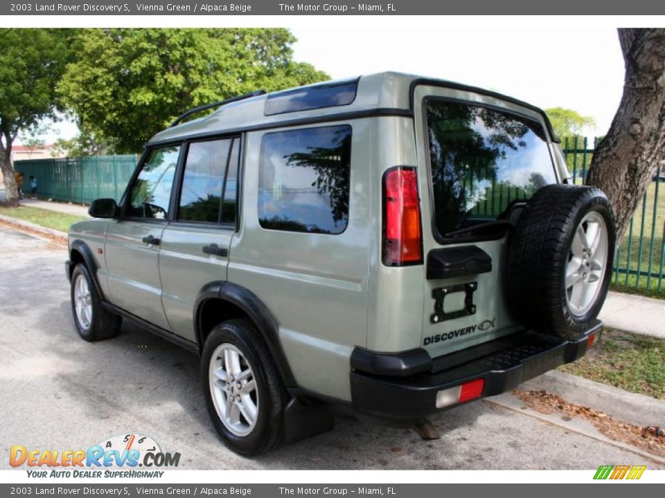 2003 Land Rover Discovery S Vienna Green / Alpaca Beige Photo #5