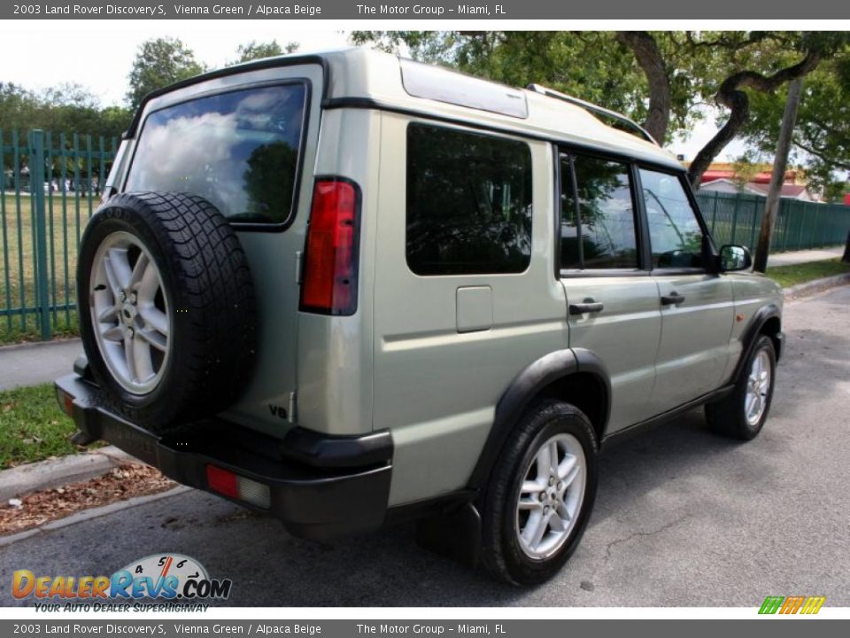 2003 Land Rover Discovery S Vienna Green / Alpaca Beige Photo #7