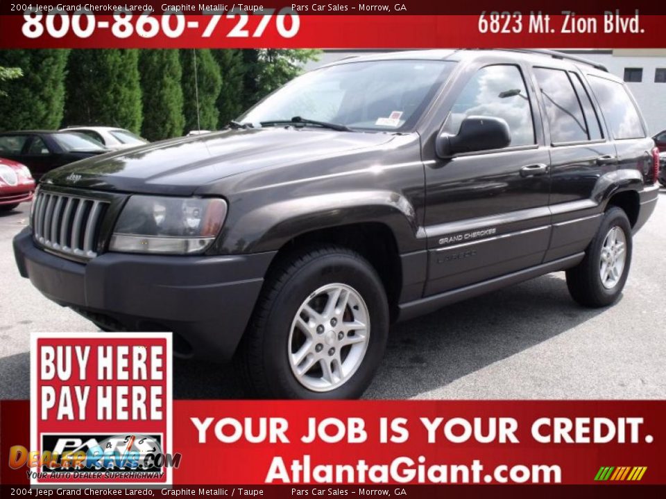 2004 Jeep Grand Cherokee Laredo Graphite Metallic / Taupe Photo #1
