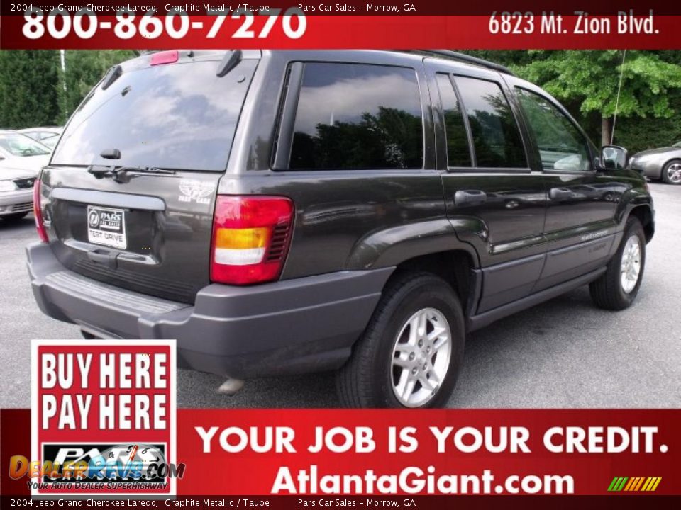 2004 Jeep Grand Cherokee Laredo Graphite Metallic / Taupe Photo #3