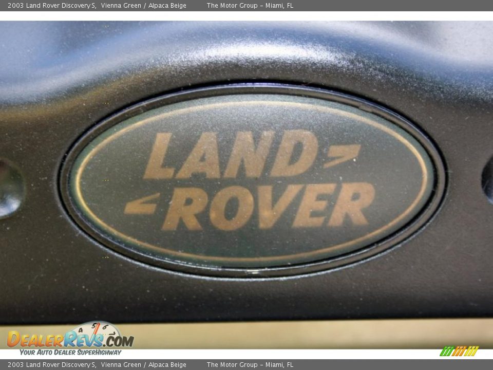 2003 Land Rover Discovery S Vienna Green / Alpaca Beige Photo #32