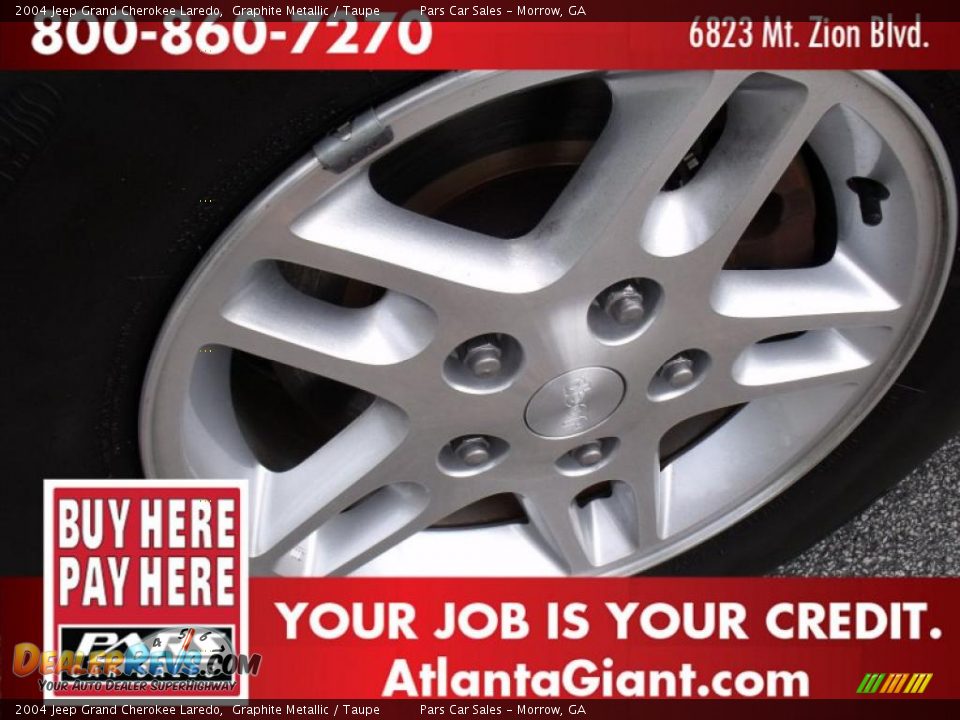 2004 Jeep Grand Cherokee Laredo Graphite Metallic / Taupe Photo #5