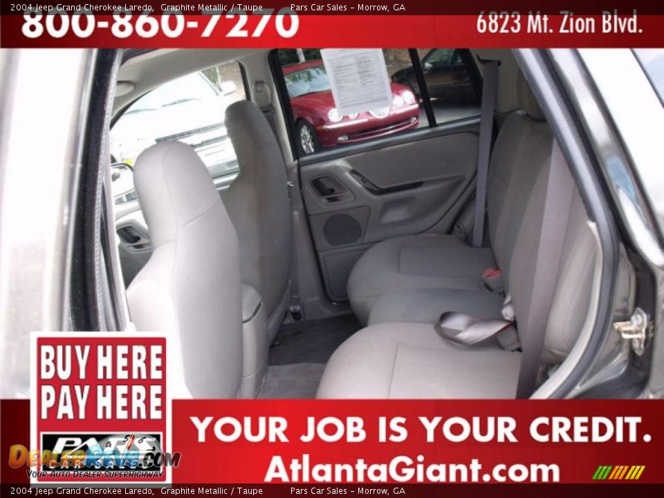 2004 Jeep Grand Cherokee Laredo Graphite Metallic / Taupe Photo #8