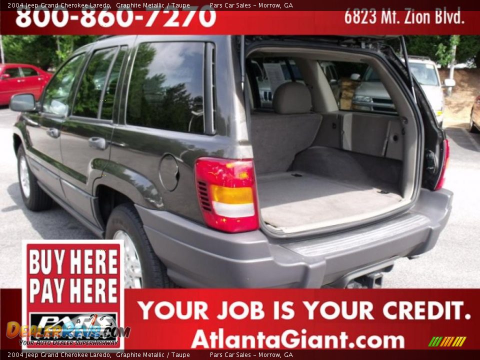 2004 Jeep Grand Cherokee Laredo Graphite Metallic / Taupe Photo #9