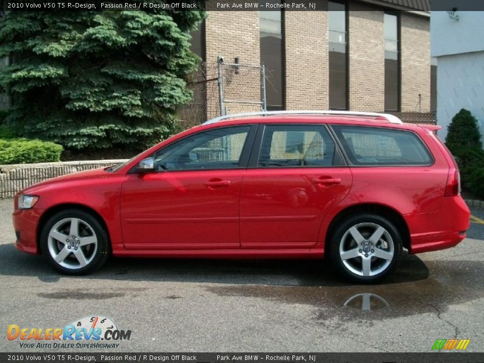 Passion Red 2010 Volvo V50 T5 R-Design Photo #8