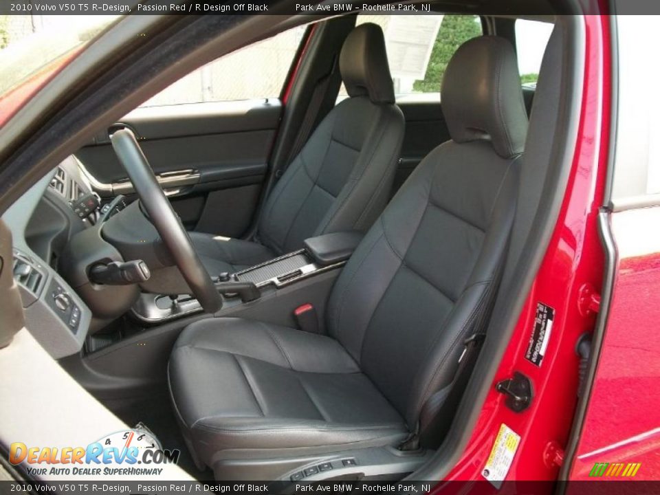 R Design Off Black Interior - 2010 Volvo V50 T5 R-Design Photo #13