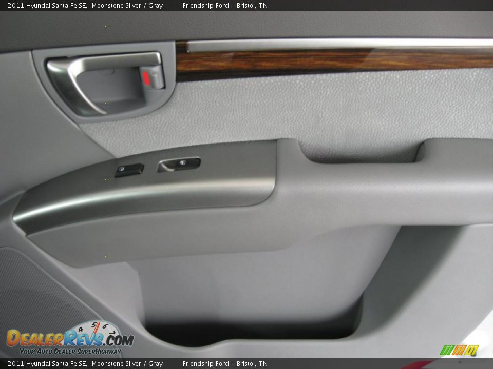 2011 Hyundai Santa Fe SE Moonstone Silver / Gray Photo #21