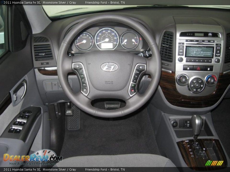 Dashboard of 2011 Hyundai Santa Fe SE Photo #22