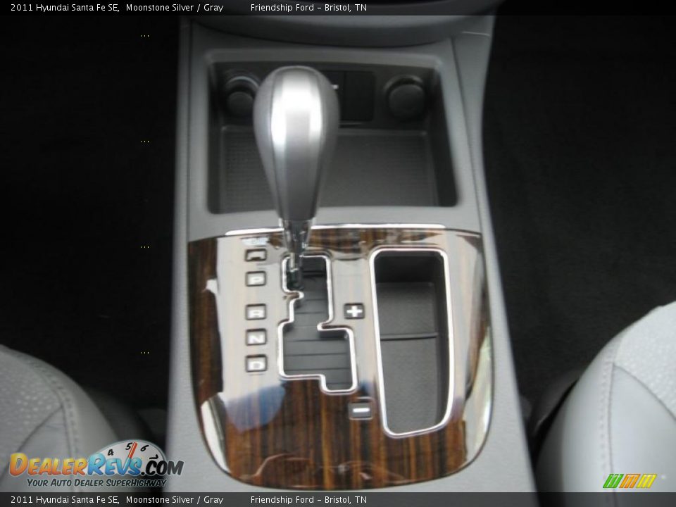 2011 Hyundai Santa Fe SE Moonstone Silver / Gray Photo #25