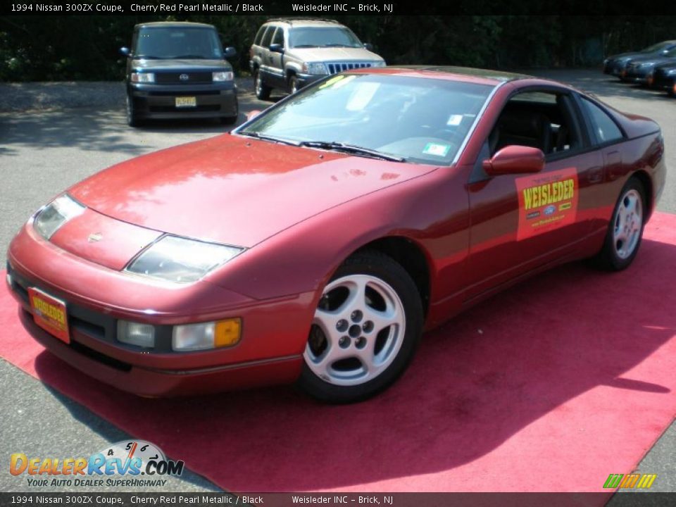 1994 Nissan 300ZX Coupe Cherry Red Pearl Metallic / Black Photo #1