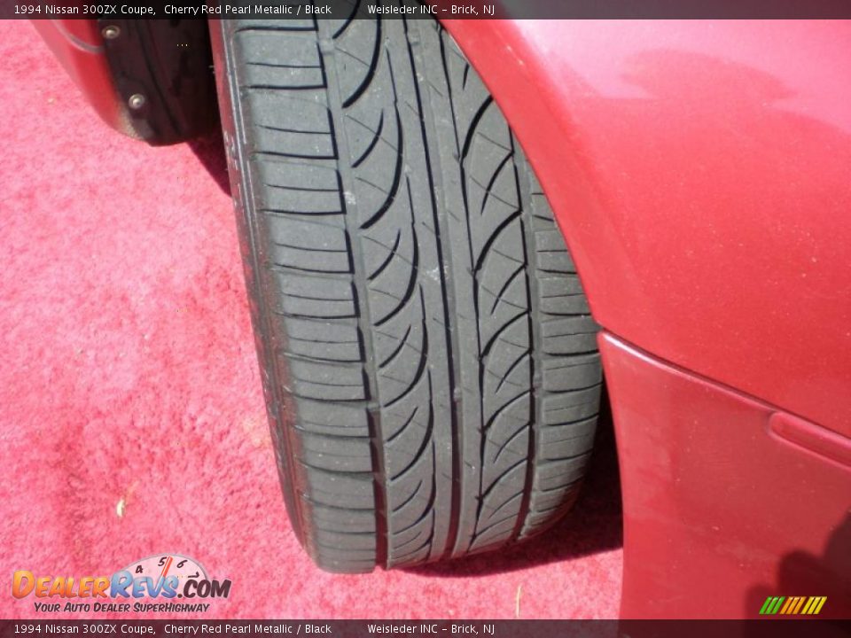 1994 Nissan 300ZX Coupe Cherry Red Pearl Metallic / Black Photo #2