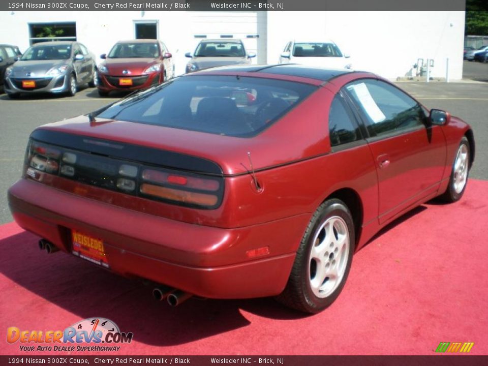 1994 Nissan 300ZX Coupe Cherry Red Pearl Metallic / Black Photo #7