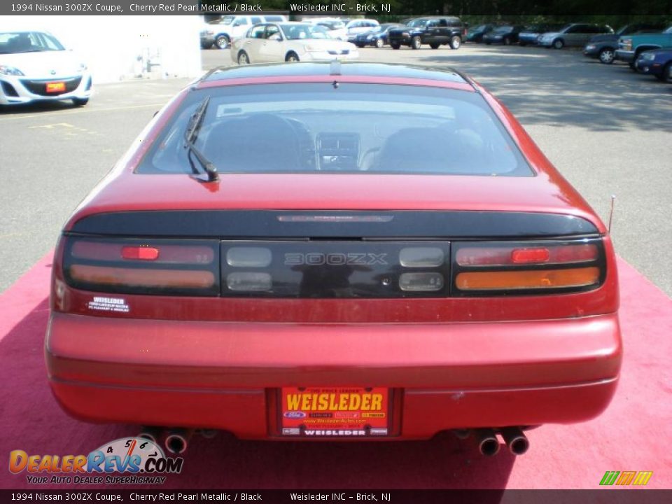 1994 Nissan 300ZX Coupe Cherry Red Pearl Metallic / Black Photo #8