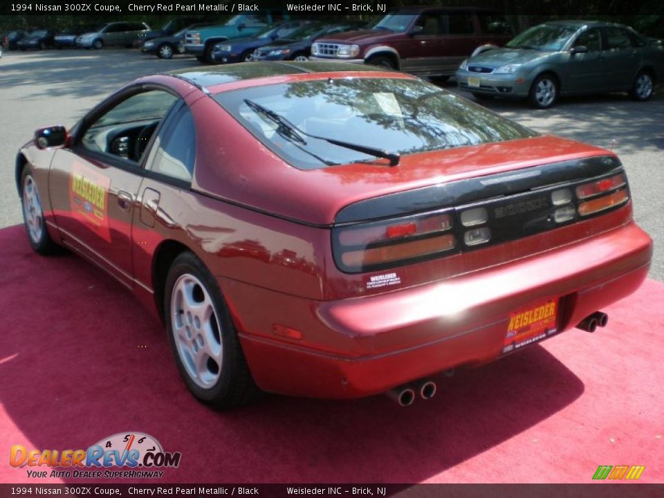 1994 Nissan 300ZX Coupe Cherry Red Pearl Metallic / Black Photo #9