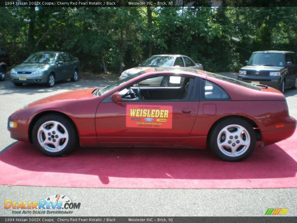 1994 Nissan 300ZX Coupe Cherry Red Pearl Metallic / Black Photo #10